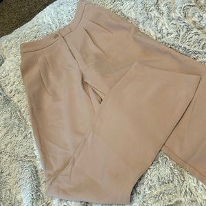 Sincerely Jules Creme Straight Leg Trouser Pant Size Small
